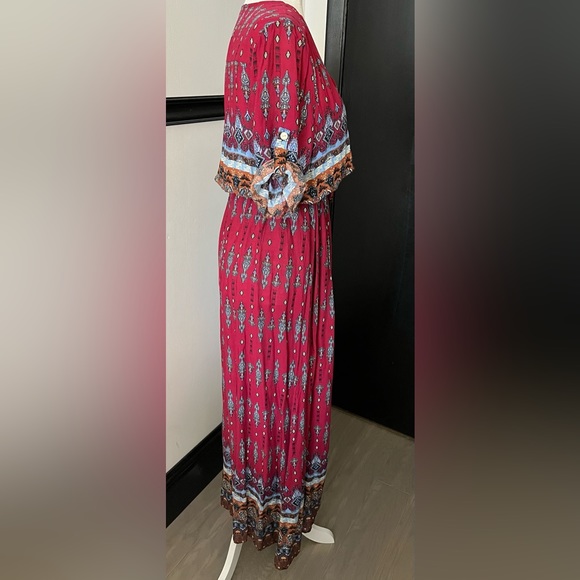 Boho Print Maxi Dress - Picture 7 of 12